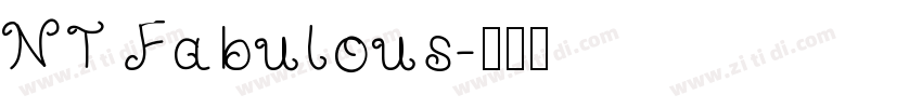 NT Fabulous字体转换